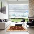 thumbnail image 6 of Ahgly Company Indoor Square Abstract Orange Oriental Area Rugs, 4' Square, 6 of 6