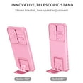 thumbnail image 2 of JTCASES for Samsung Galaxy A53 Case, Sliding Camera Cover & Foldable Kickstand Shockproof Corners Anti-fall Rugged Anti-slip PC TPU Heavy Duty Protective Hybitd Shell - Pink, 2 of 12