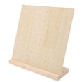 thumbnail image 1 of Soporte Para Aretes, Tablero De Exhibición De Aretes De Gran Capacidad Con 56 Orificios Con Base De Madera, Soporte Para Aretes Organizador De Aretes, Estante Para Joyas Para, 1 of 8