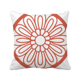 thumbnail image 1 of China Chinese Red Flower Traditional Pattern Throw Pillow Sleeping Sofa Cushion Cover, 1 of 3