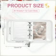 thumbnail image 2 of Álbum de Tarjetas Photocard A7, Libro de Portatarjetas KPop Transparente, Álbum de Tarjetas de Foto Kpop Coreano con 25 Pcs Internos (50 Ranuras para Tarjetas), Blanco, 2 of 7