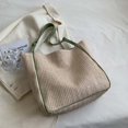 thumbnail image 2 of Bolsa de hombro de paja para mujer de mano de gran capacidad para la playa para mujer de mano para compras JShteea Para Estrenar, 2 of 9