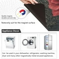 thumbnail image 2 of IAUYY Magnetic decorative sticker - 23x26 Inch PVC Refrigerator Decorative Cover, Removable DIY Art for Kitchen Appliances Gothic Rose, 2 of 6