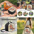 thumbnail image 6 of Garronmavis 4-Piece Kids Girls Backpack Set for Elementary School Use, Includes Backpack, Lunch Bag, Pencil Case, Water Holder Case, Space Capybara Print School Bag for Daily Use, 6 of 8