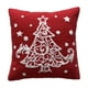 thumbnail image 1 of Juego De Cojines Navideños Con Copos De Nieve Árbol De Navidad Cojín De Decoración Para Salón De Color Liso Cojín Navideño Jacquard, 1 of 7