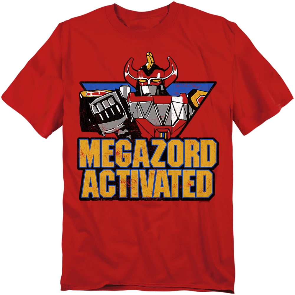 Power Rangers T-Shirt Megazord Activated Unisex Graphic Tee For Men & Women