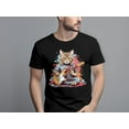 thumbnail image 3 of Cute Guitarist Cat Kitten Kitty Guitar Player Musician Gift T-Shirt Kitten Cat Guitar Player Birthday Holiday Presents Tshirt, 3 of 12