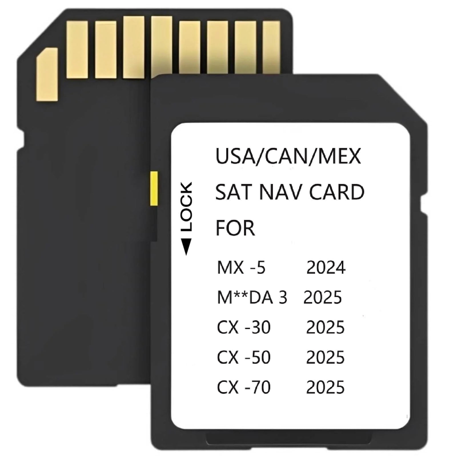 Navigation SD Card Fits 3 6 CX-3 CX-5 CX-9 MX5.. - Walmart.com