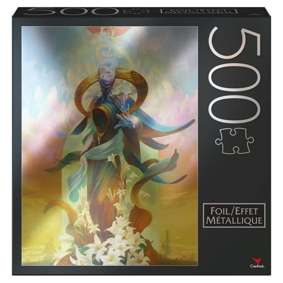 500-Piece Foil Jigsaw Puzzle, for Adults and Kids Ages 8 and up, CAMBIEL, Angel of Aquarius