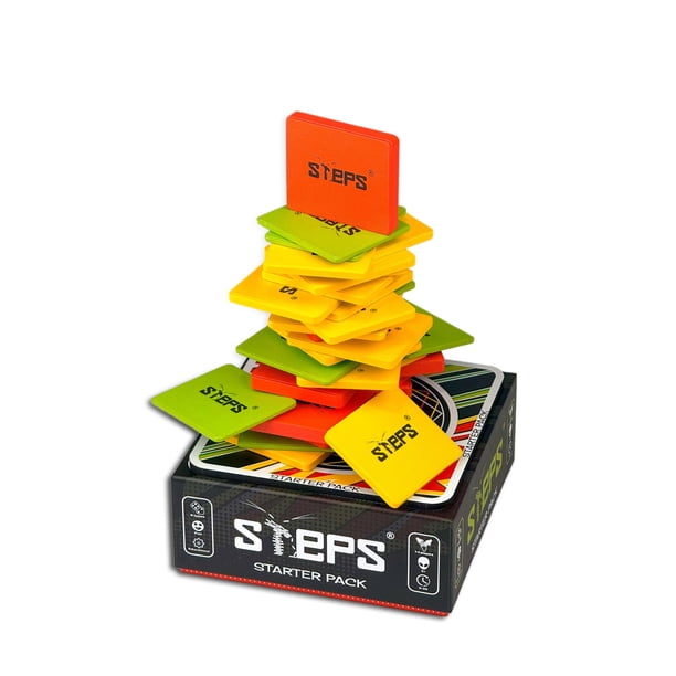 Juego de mesa Steps Games Starter Pack de madera con bolsa de almacenamiento