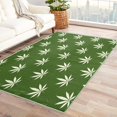 thumbnail image 1 of Leaf Area Rugs for Bedroom Living Room - 5x8 ft - Green Carpet for Home Decor - Green Patterned Decorative Indoor Large Rug - Washable & Soft & Non Slip & Low Pile (ZL&089), 1 of 6