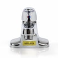thumbnail image 1 of Brown USA BRPL0014 Metal Single Handle 4 Inch Bathroom Sink Faucet, Silver, 1 of 4