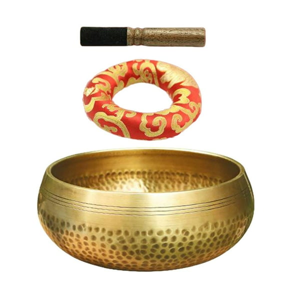 segolike Bol Chantant en Cuivre Bol de Méditation Bouddhiste Religion Croyance dia 11cm kits 4