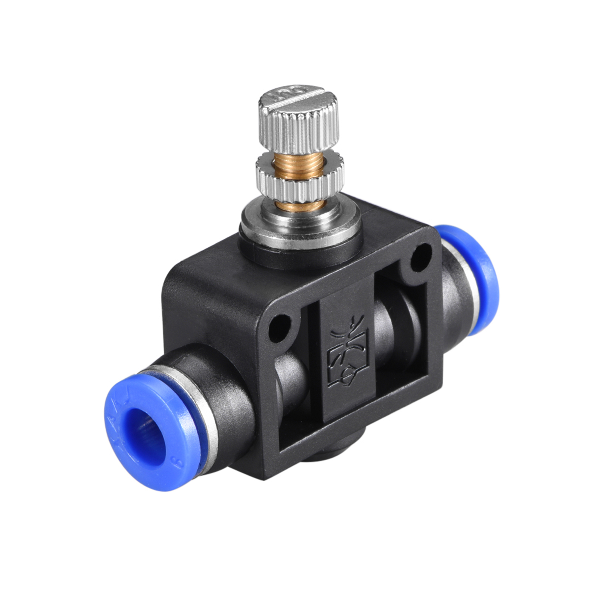 Air Flow Control Valve Connect Fitting 6mm Speed Controller Fitting 2pcs