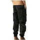 thumbnail image 3 of Pantalones largos de moda para hombre, casuales, de color sólido, con múltiples bolsillos cargo y cuerda elástica, pantalones casuales para hombre., 3 of 5