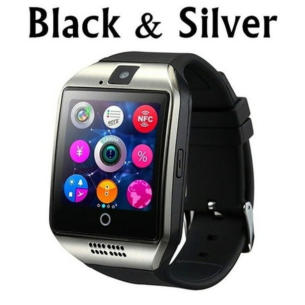 Fiecerwolf Q18 bluetooth Smart watch Fitness Intelligente Uhr Tracker Remote Control Waterproof Phone Wristwatch Support SIM TF for Andriod iOS Walmart.com
