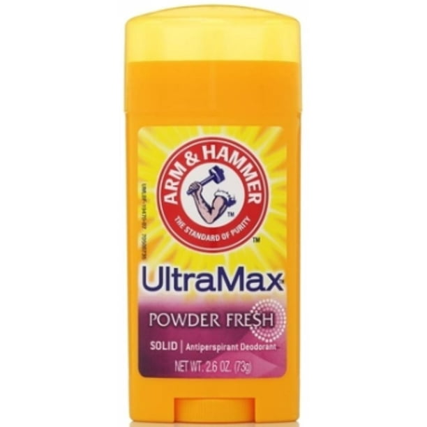 ARM & HAMMER ULTRAMAX AntiPerspirant Deodorant Solid Powder Fresh 2.60