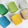 thumbnail image 3 of 2mm 200g Hollow Knitted Crochet Yarns DIY Handbag Purse Basket Chunky trapillo Nylon Cord Polyester Thread  Rope Line Woven, 3 of 7