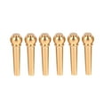 thumbnail image 1 of 6Pcs/Set Laiton Guitare Chevalet Broches Guitares Pièces de Rechange Accessoires de Réparation, 1 of 8