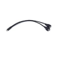 thumbnail image 4 of 11.8inch Long Type C Male/Female Input to 2xUSB Female Output Charging Cable Line 5V 3A 15W for Various Electronics, 4 of 8