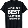 thumbnail image 2 of [100% Cotton] Father's Day Retro World's Best Farter Dad Joke T-Shirt Premium Cotton Apparel Fathersdaygift Graphic Tees Men graphic tee Streetwear, 2 of 10