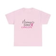thumbnail image 2 of Stronger Than Cancer Unisex Cotton T-shirt Fight Against Breast Cancer, 2 of 12
