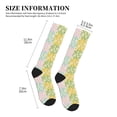 thumbnail image 2 of Lsque Daisies Flowers Pattern Sport Compression Socks for Men & Women 15-20 mmHg Knee High Nurse Pregnant Running Medical and Travel Athletic, 2 of 6