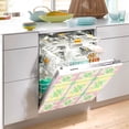 thumbnail image 2 of Yayeee Magnetic Dishwasher Cover for The Front Decoration Home Kitchen Machine Sticker Protector, Retro Beige Stars, 2 of 6
