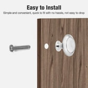 Dazone Cabinet Door Knobs, 40 Pack Stainless Steel Cabinet Knobs Door Handles Cupboard Drawer Kitchen Hardware Pulls With Screws, Round Pull Knobs Silver