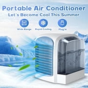 Breeze Box Ac, Breeze Box Air Conditioner, Breeze Box Portable AC, Cooling Portable Air Conditioner, Three Modes, 380ml Large Water Tank (Blue)