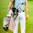 thumbnail image 5 of Pofeuu Squirrel And Maple Leaf Print Premium Golf Towel with Carabiner Clip Absorbent Microfiber Waffle Pattern Golf Towel for Golf Bag Trolly Belt Loop, 5 of 8