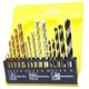 thumbnail image 1 of 16 piezas Brocas para multímetro, 6 piezas Brocas helicoidales HSS, 5 piezas Brocas para mampostería, 5 brocas para carpintería, 1 of 5