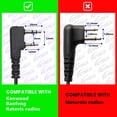 thumbnail image 2 of Micrófono con altavoz de hombro KEYBLU impermeable para Kenwood, 2 of 9