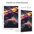 thumbnail image 3 of Kdxio Explosive Fluid Splash Art Decorator Light Switch or Receptacle Outlet Wall Plate Decorator Wall Plate Child Safe Outlet Cover-Style V, 3 of 6