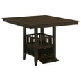 thumbnail image 3 of Jaden Square 47-inch Counter Height Dining Table Espresso, 3 of 15