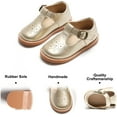 thumbnail image 4 of Toddler Little Girl Mary Jane Dress Shoes - Ballet Flats for Girl Party School Shoes, 4 of 6