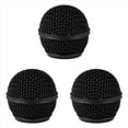 thumbnail image 1 of 3X Rejilla de Micrófono Inalámbrica Accesorios para Micrófonos Cabezal de Rejilla de Micrófono de Metal para , SM58S, SM58LC y Más Negro, 1 of 6