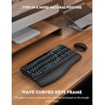thumbnail image 3 of Combinación de teclado y ratón inalámbricos EAYBLY Wave Keys, 3 of 9