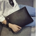 thumbnail image 3 of JAHH Womens Oversized Clutch Bag 100pcs Large PU Leather Pouch Evening Handbags Envelope Purse with Wristlet Shoulder Fashion Solid Color Clutch Leather Ladies Envelope Dinner Bags, 3 of 7