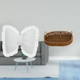 thumbnail image 2 of Cojín con lazo bonito,Almohada con forma de lazo,bonito cojín decorativo con lazo,Funda de almohada con lazo suave y cómodo adorno,Bandeja de almacenamiento tejida a mano,Bandeja para servir, 2 of 8