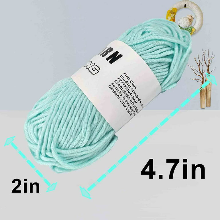  AUAUY Glow in The Dark Yarn, 2 Rolls Luminous Yarn for  Crocheting, 55 Yards Sewing Supplies for DIY Arts, Crafts & Sewing  Beginners, Knitting, Crochet and DIY Party Supplies (Yellow&White)