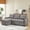 DARK GREY + Chenille + Foam + 3 Seat, variant on MH 78.75" Reclining Sofa, Pull-Out Sofa Bed with USB and tape-c charging ports, L-Shaped Sectional Sofa with Reclining Storage and Arm Side Organizer Pocket Features, Living Room Comfort Sofa