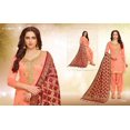 thumbnail image 4 of Punjabi Patiala Suits Bollywood Designer Indian Salwar Kameez Pakistani Dress ( Orange, M - 40 ), 4 of 5
