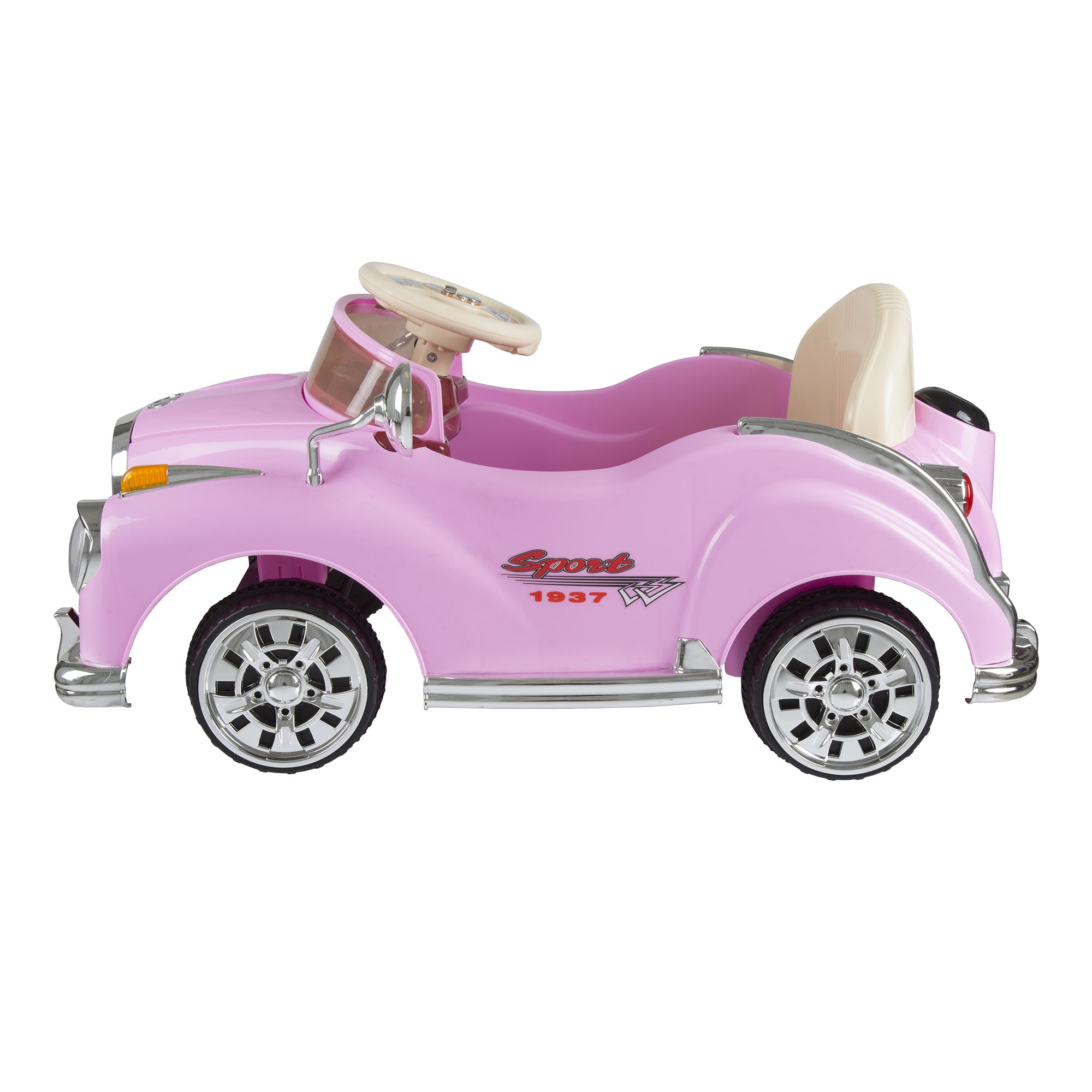 Ride On Toy Car, Battery Powered Classic Car Coupe With Remote Control and Sound by Hey! Play! – Toys for Boys and Girls, 3 Year Olds And Up