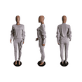 thumbnail image 3 of Akmipoem Women 2 Piece Sweatsuits Ruffle Pullover Sweatshirts Jogger Pants Sets Tracksuit, 3 of 6