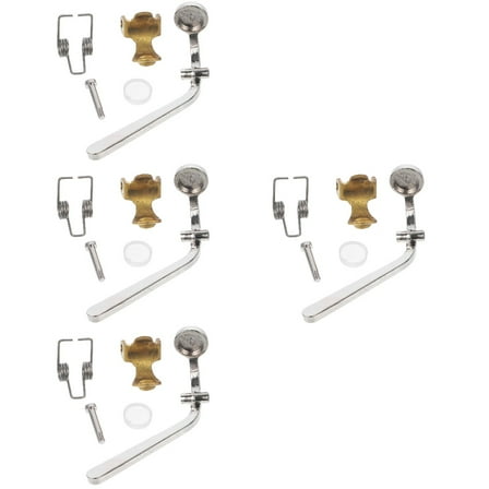 Masteelf 4 pcs  Durable Trombone Bond Watergate Key Accessory for Trombone (Silver)