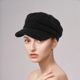 thumbnail image 4 of unbranded Sombrero Boina Negro Para Mujer Con Clásico Inglés Y Acabado Transpirable, 4 of 6