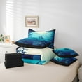 thumbnail image 4 of Erosebridal Ocean Boat Bedding Sets Twin Size,Nautical Theme Comforter Sets with Sheets,Underwater World Decor,Reversible,Breathable,7pcs, 4 of 6
