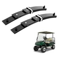 Heavy Duty 3-Leaf Spring Compatible with 1989-1994 EZGO Marathon Golf Cart Heavy Duty Black Steel Powder Coated Set of 2, 24065G1
