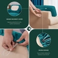 thumbnail image 5 of CHUN YI Stretch Checks Spandex Fabric Sofa Cover Non Slip Cushions Slipcover Medium, Teal, 5 of 5